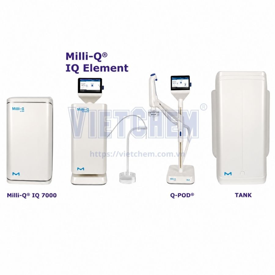 Milli-Q IQ Element ZIQELEMT0 kết hợp hệ thống Milli-Q IQ 7000