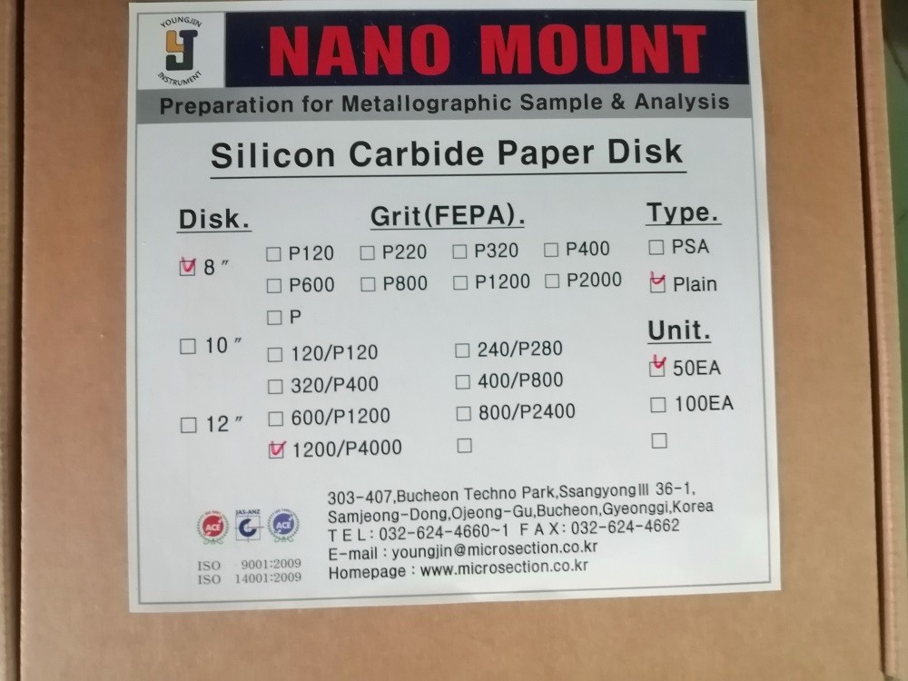Send Paper Base Bán giấy mài 8” Disk Send Paper 1200/P4000Grit Plain giá rẻ nhất - VietChem
