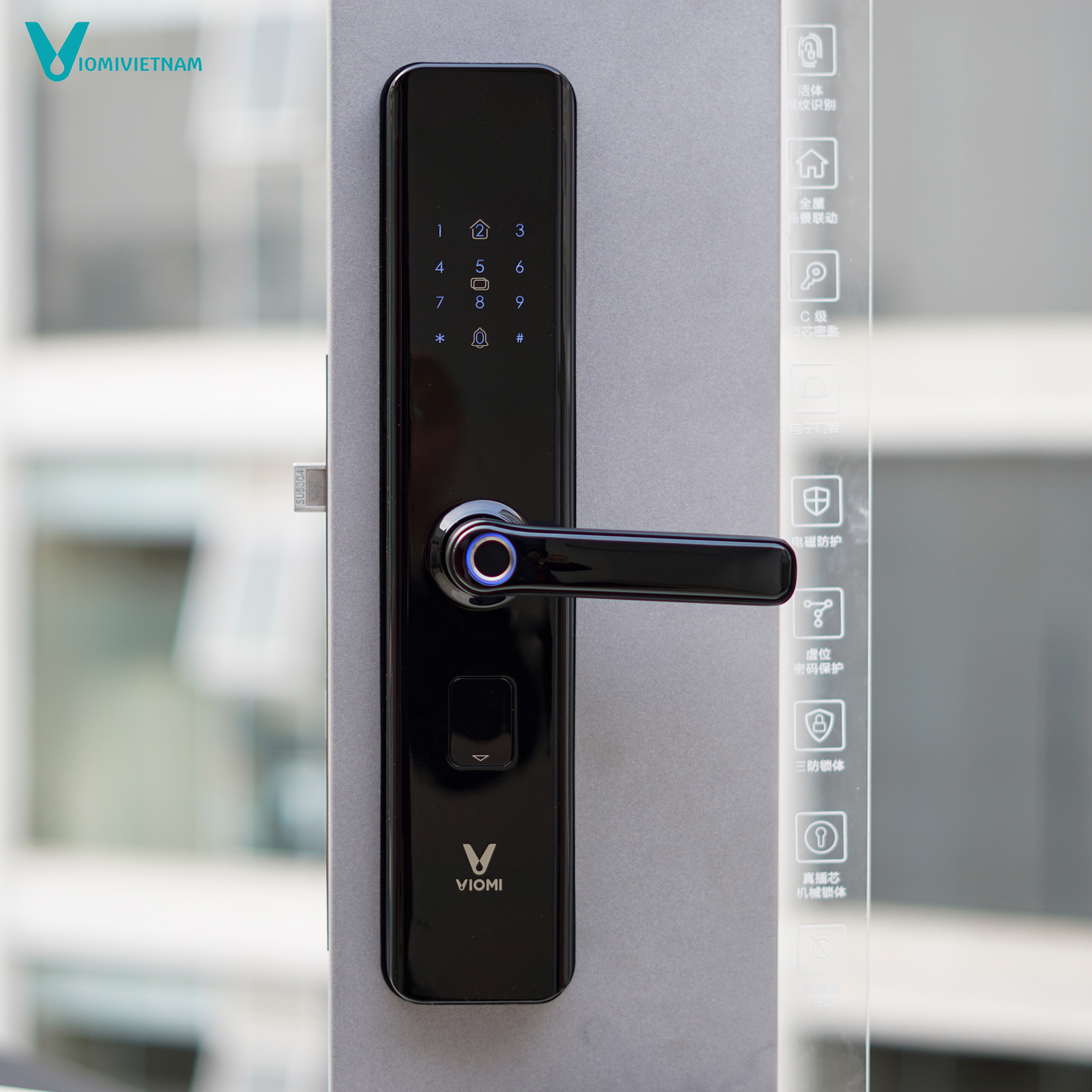 Khoá Viomi MS120 Mihome - Phiên bản Tiếng Anh