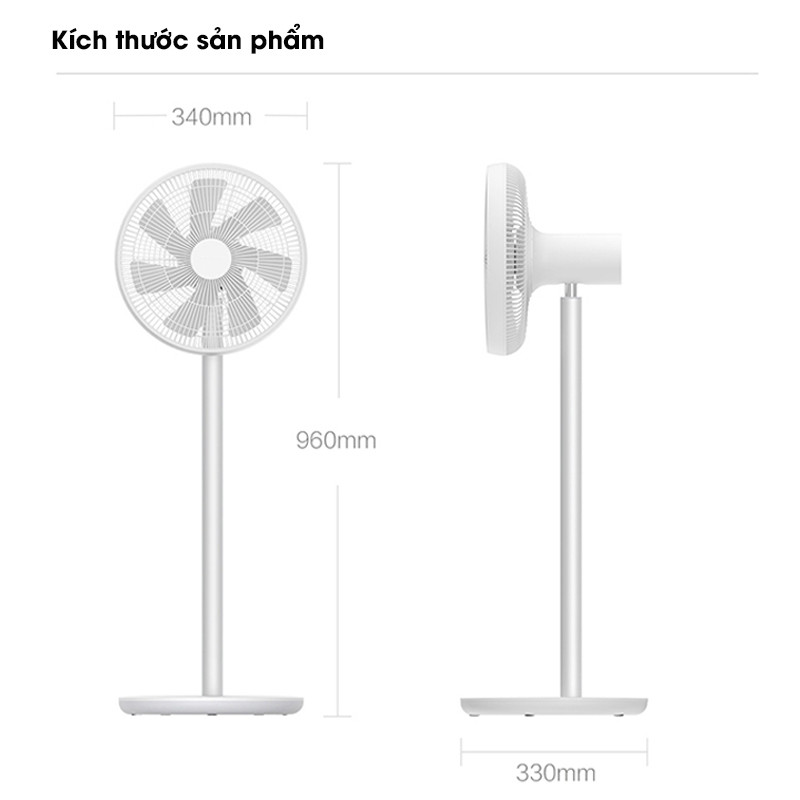 Quạt Tích Điện Xiaomi Smartmi Fan Gen 2S (Fan 2S)