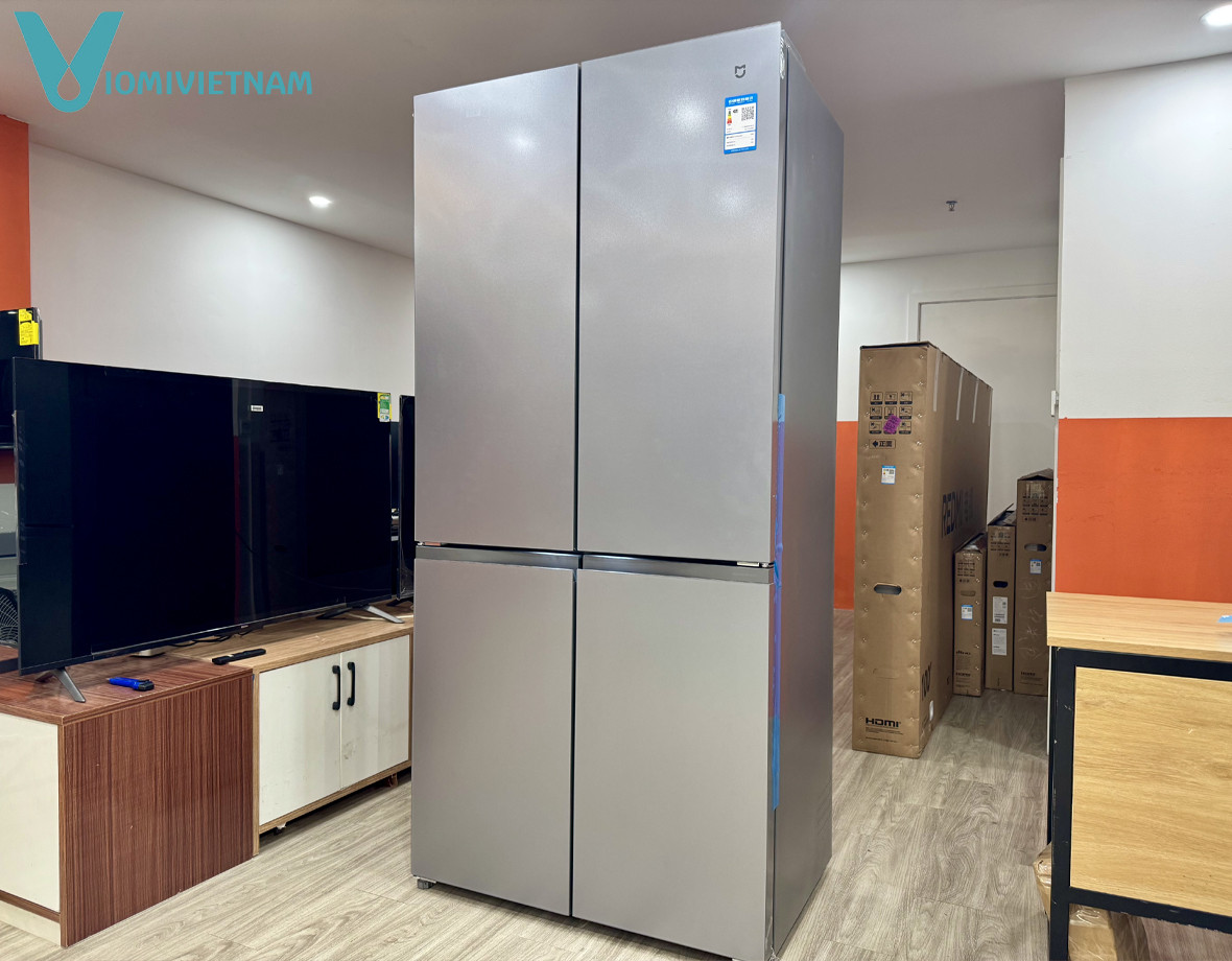 Tủ lạnh 4 cánh Xiaomi Mijia 560L Pro - Mặt kính pha lê