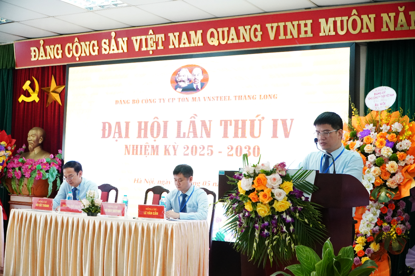 ĐẠI HỘI ĐẢNG BỘ CÔNG TY CỔ PHẦN TÔN MẠ VNSTEEL THĂNG LONG NHIỆM KỲ 2025-2030