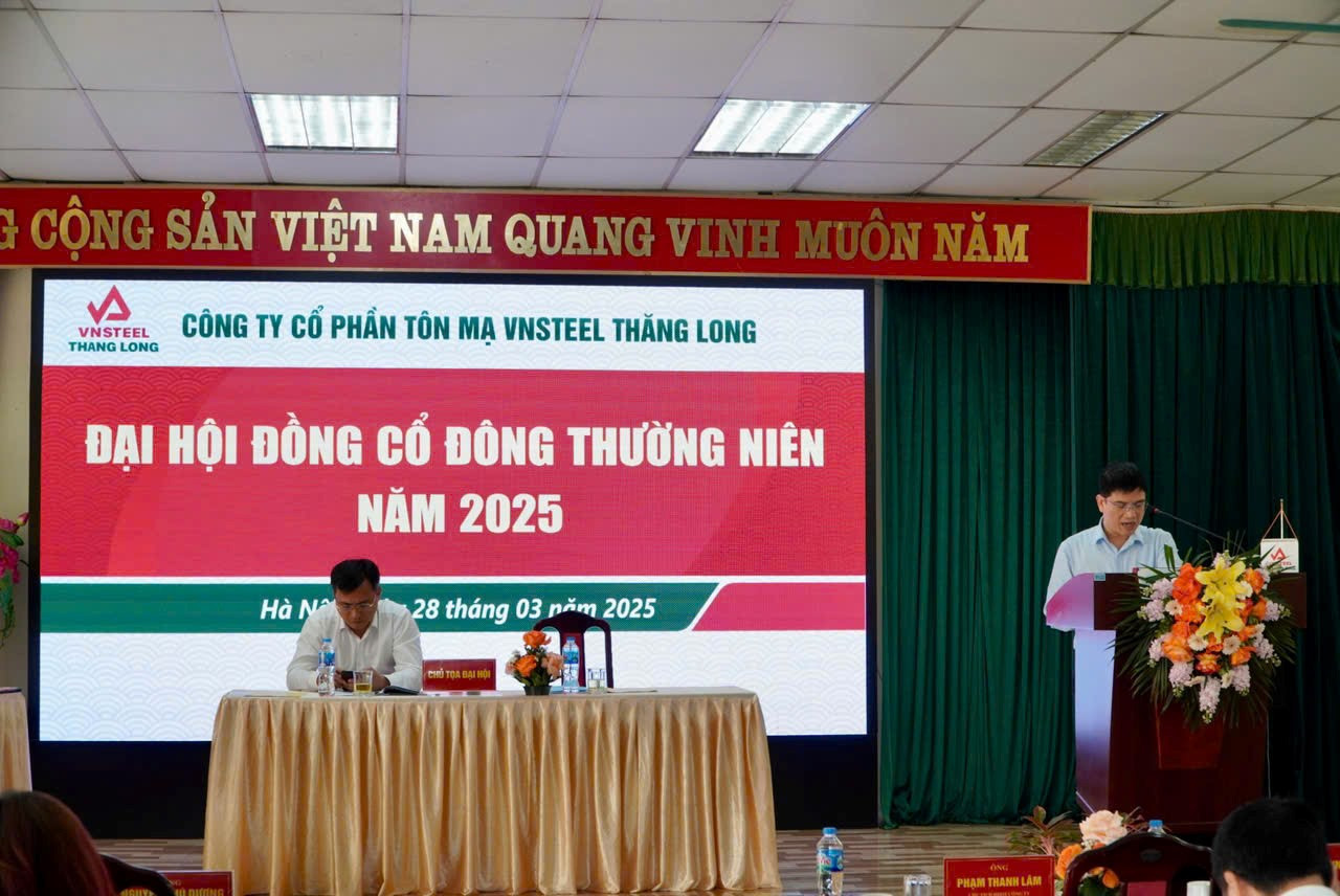 VNSTEEL THĂNG LONG TỔ CHỨC THÀNH CÔNG ĐẠI HỘI ĐỒNG CỔ ĐÔNG THƯỜNG NIÊN NĂM 2025