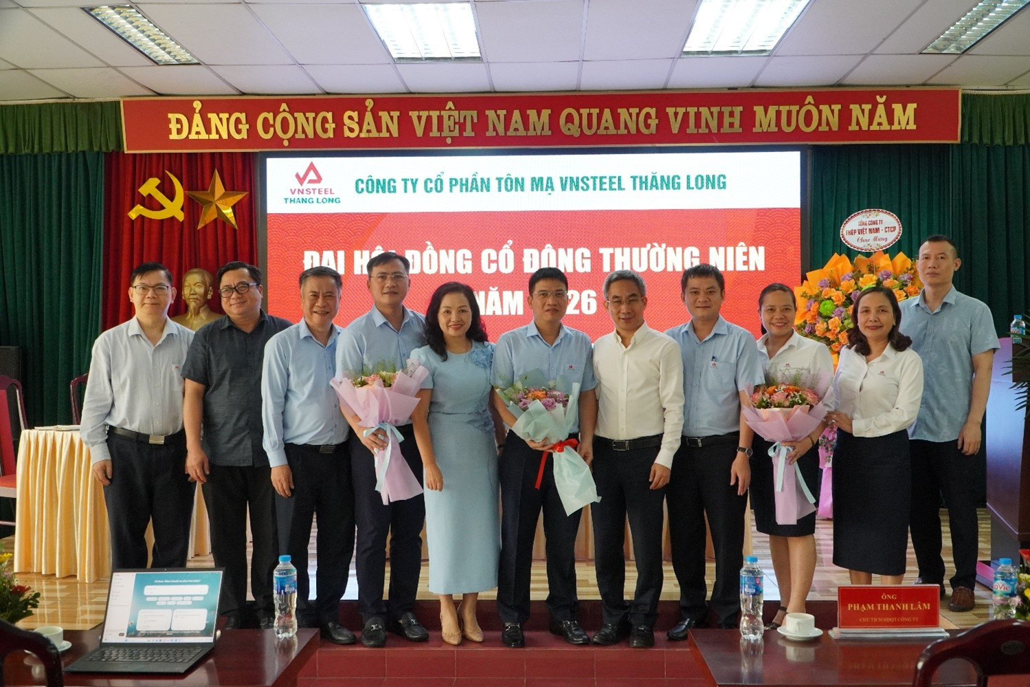 VNSTEEL THĂNG LONG TỔ CHỨC THÀNH CÔNG  ĐẠI HỘI ĐỒNG CỔ ĐÔNG THƯỜNG NIÊN NĂM 2026