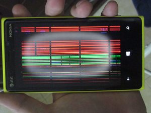 màn hình Lumia 920 bị sọc