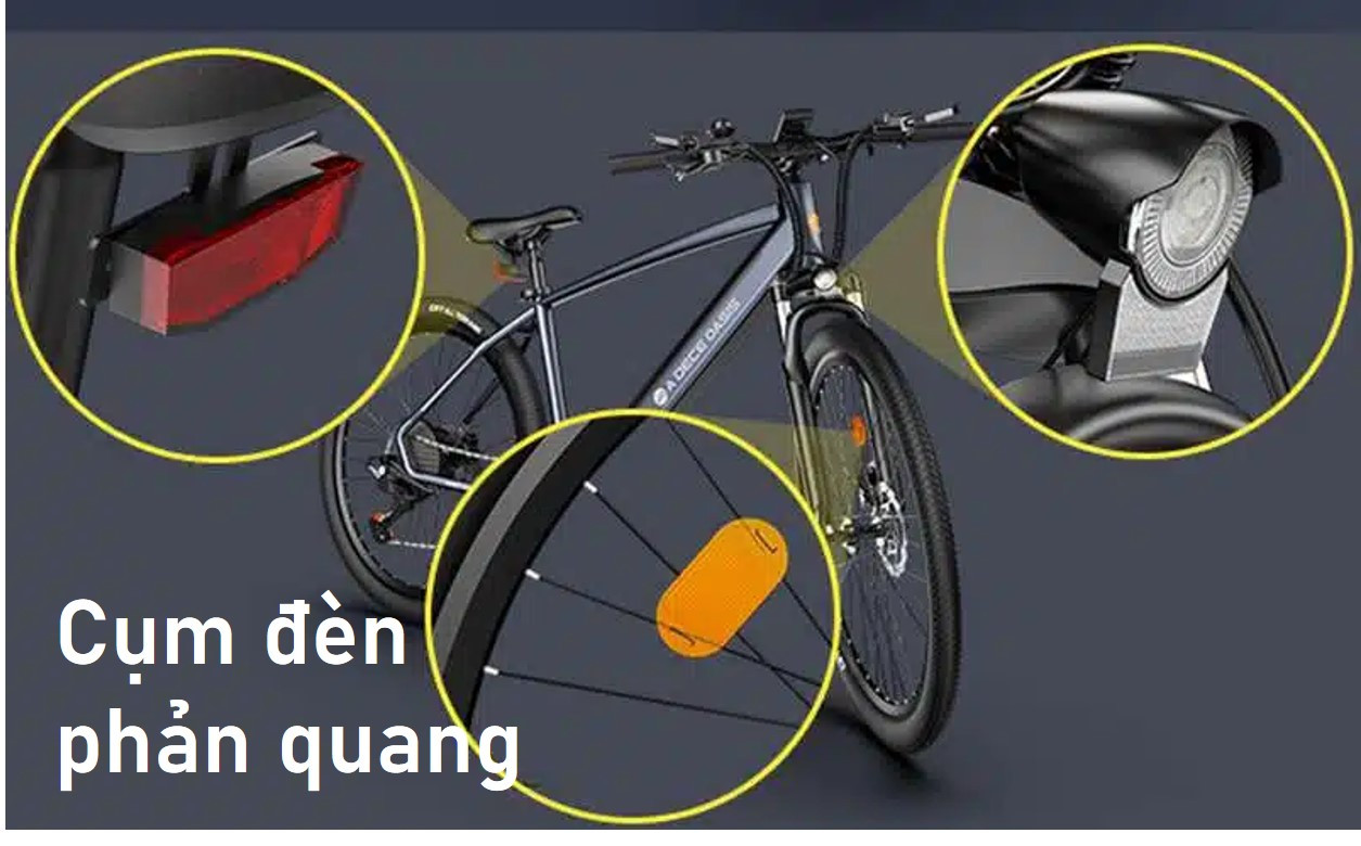 Xe Đạp Điện Trợ Lực ADO D30C (DECE 300C) - Chính Hãng