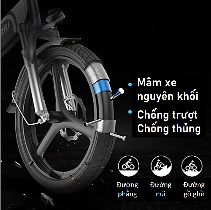 Xe đạp điện trợ lực Zhengbu X6 Pro