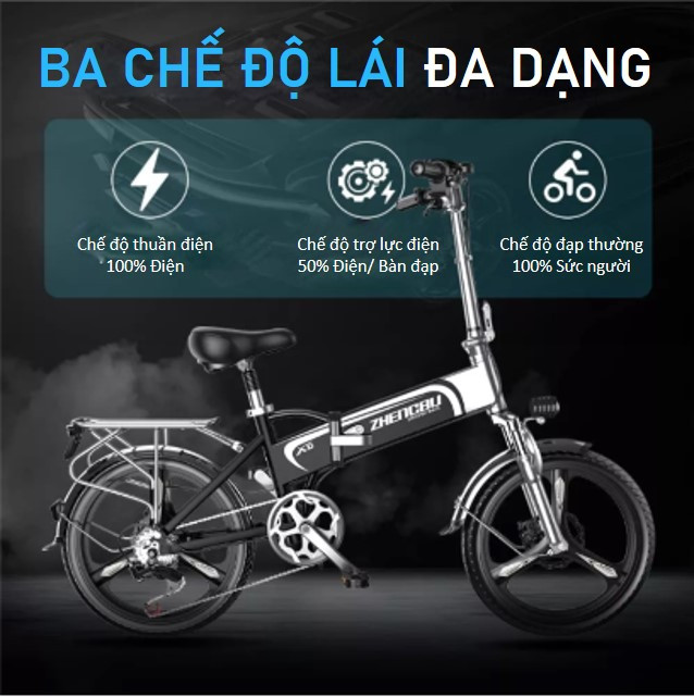 Xe đạp điện trợ lực Zhengbu X6 Pro