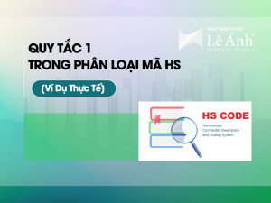 Quy Tắc 1 Trong Phân Loại Mã HS