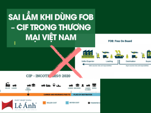 Sai Lầm Khi Dùng FOB – CIF Trong Thương Mại Việt Nam