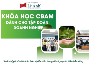 Khóa học CBAM Dành Cho Tập Đoàn, Doanh Nghiệp