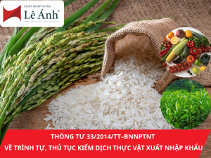 Thông tư 33/2014/TT–BNNPTNT
