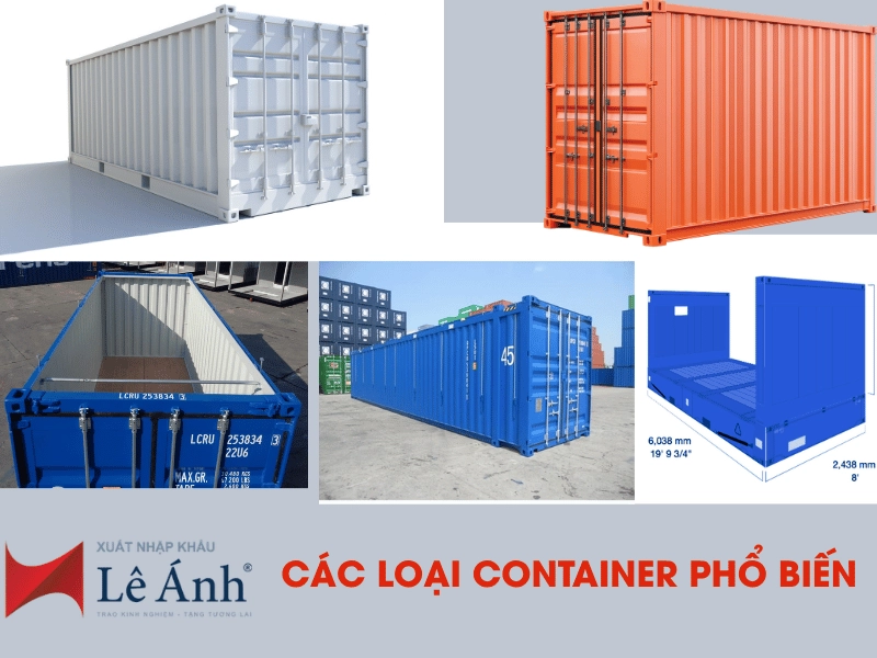 các loại container phổ biến