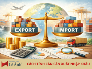 cách tính cán cân xuất nhập khẩu