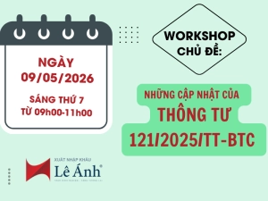 Workshop Tháng 5/2026: Những Cập Nhật Của Thông Tư 121/2025/TT-BTC
