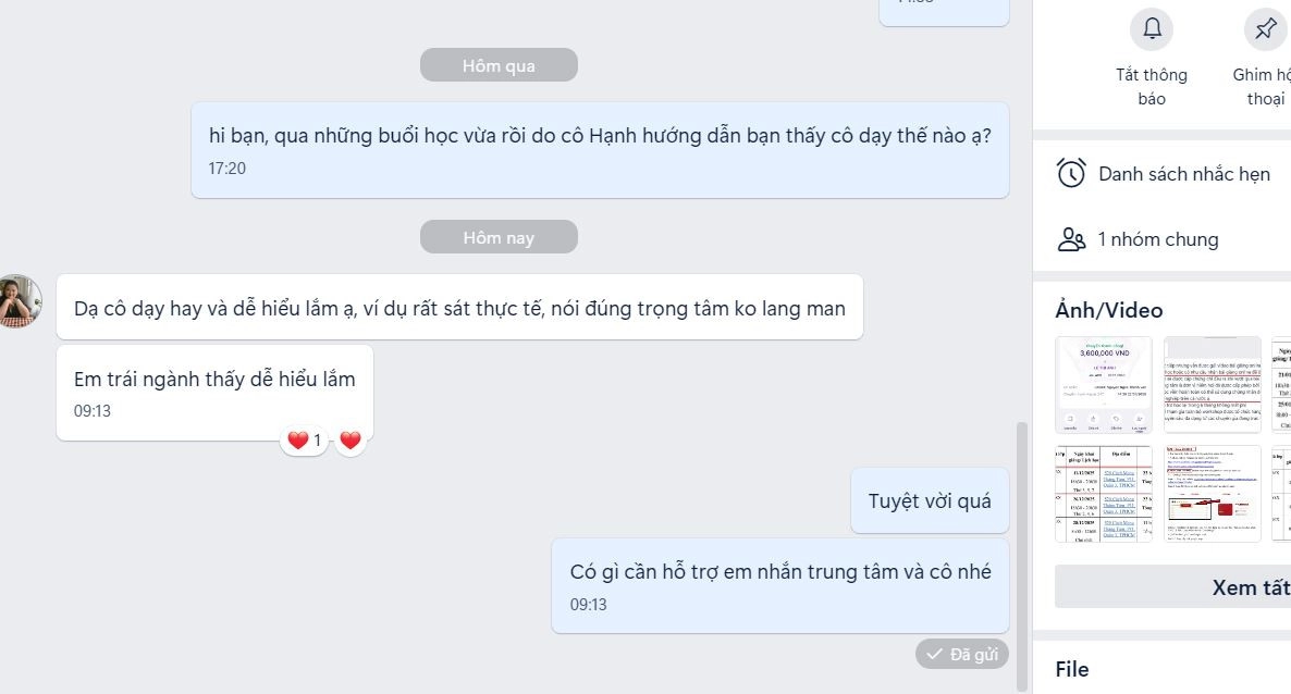 phản hồi Kinh88.download ứng dụng B494 cô Mỹ Hạnh