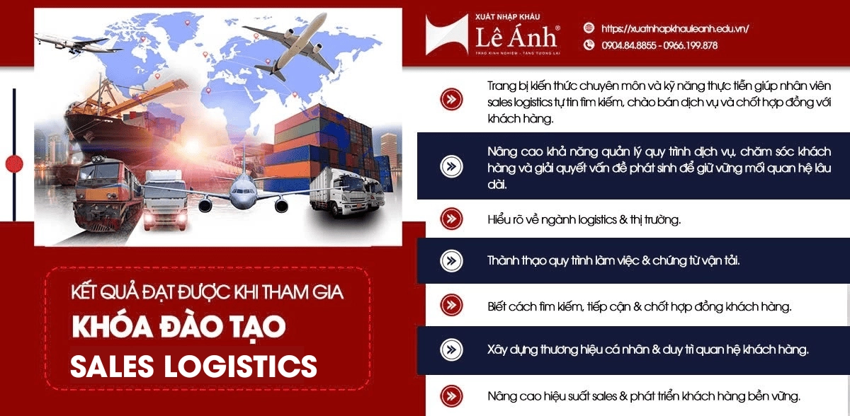 mục tiêu khóa học sales logistics