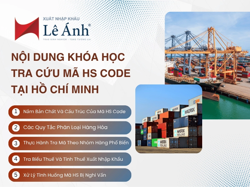 Nội Dung Khóa Học Tra Cứu Mã HS Code Tại Hồ Chí Minh