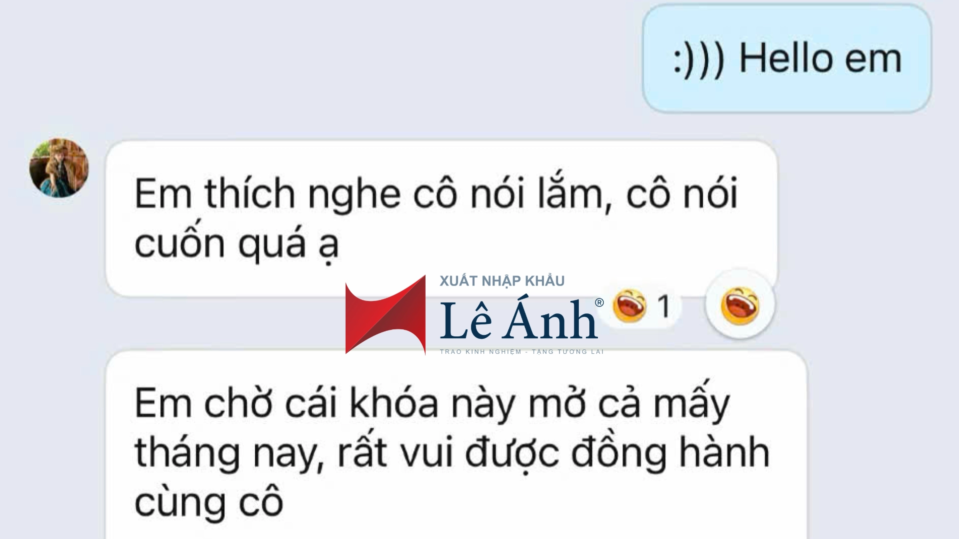 phản hồi học viên khóa học chứng từ xuất nhập khẩu logistics do cô Linh phụ trách