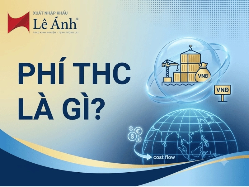 THC là viết tắt của Terminal Handling Charge, hiểu đơn giản là phụ phí xếp dỡ container tại cảng.