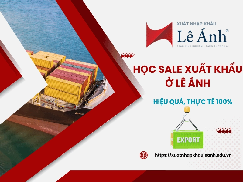 Học Sale Xuất Nhập Khẩu Ở Lê Ánh Hiệu Quả, Thực Tế 100%