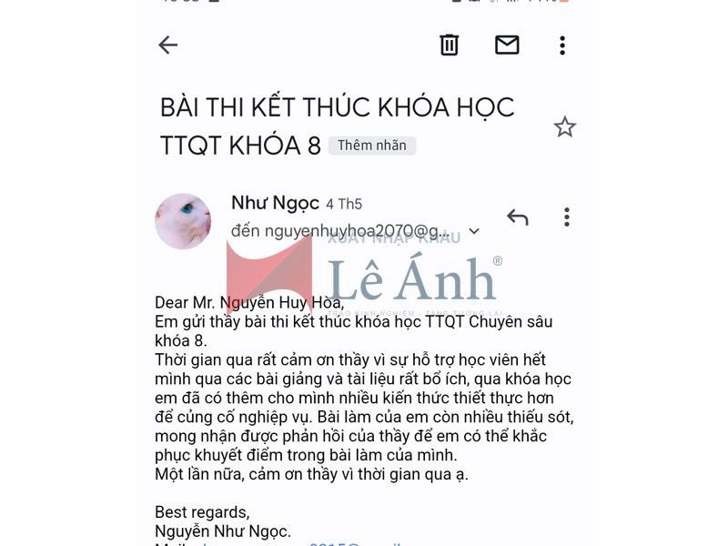 Khóa học thanh toán quốc tế
