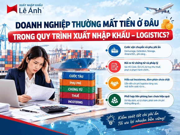 Doanh Nghiệp Thường Mất Tiền Ở Đâu Trong Quy Trình Xuất Nhập Khẩu – Logistics?