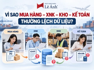 Vì Sao Phòng Mua Hàng – XNK – Kho – Kế Toán Thường Lệch Dữ Liệu?