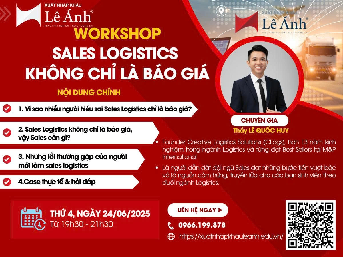 workshop sales logistics không chỉ là báo giá