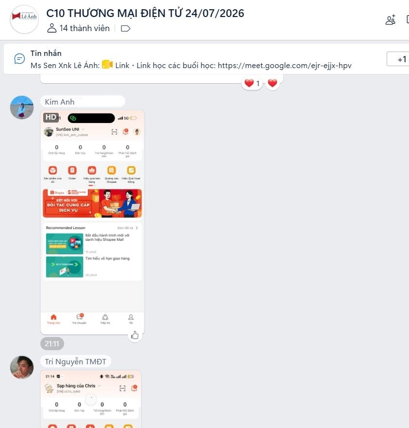 Khóa Học Thương Mại Điện Tử shopee, tiktok