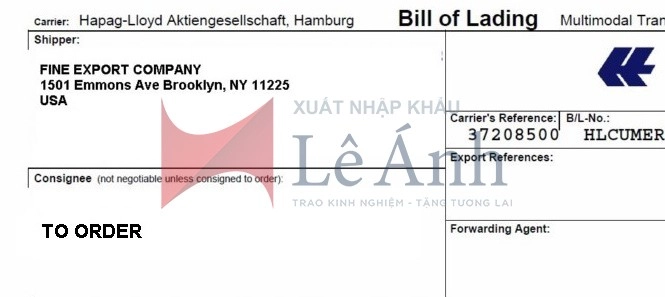 to-order-of-lading
