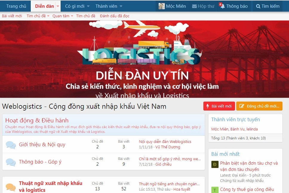 website học xuất nhập khẩu