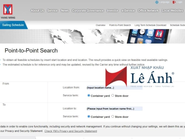 Hãng Tàu Yang Ming