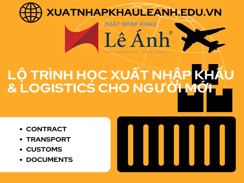 lộ trình học xuất nhập khẩu logistics cho người chưa biết gì