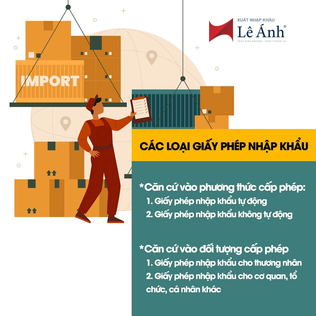Các loại giấy phép nhập khẩu