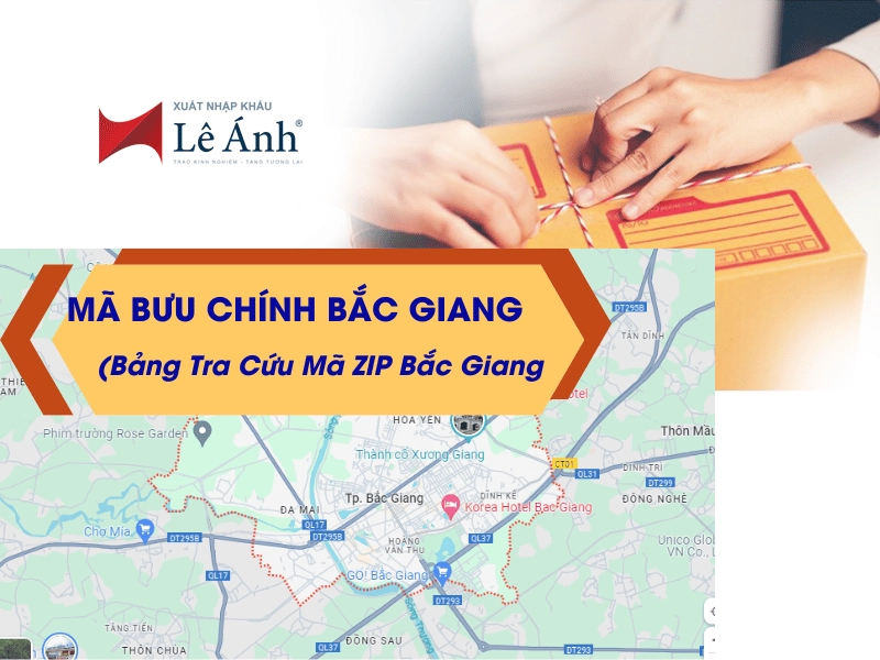 mã bưu chính Bắc Giang mới nhất