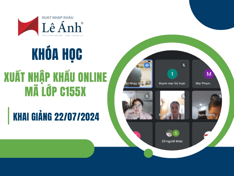 Khóa học xuất nhập khẩu online mã lớp C155X