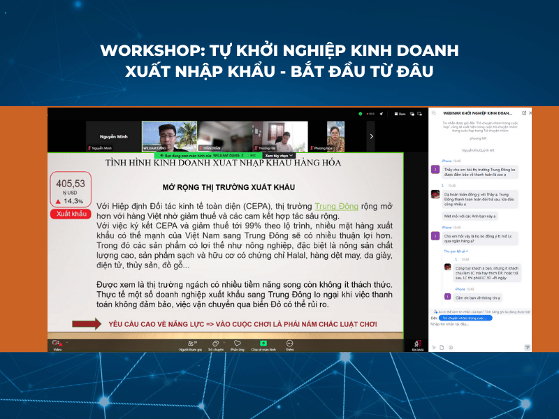 ws khởi nghiệp kinh doanh xnk
