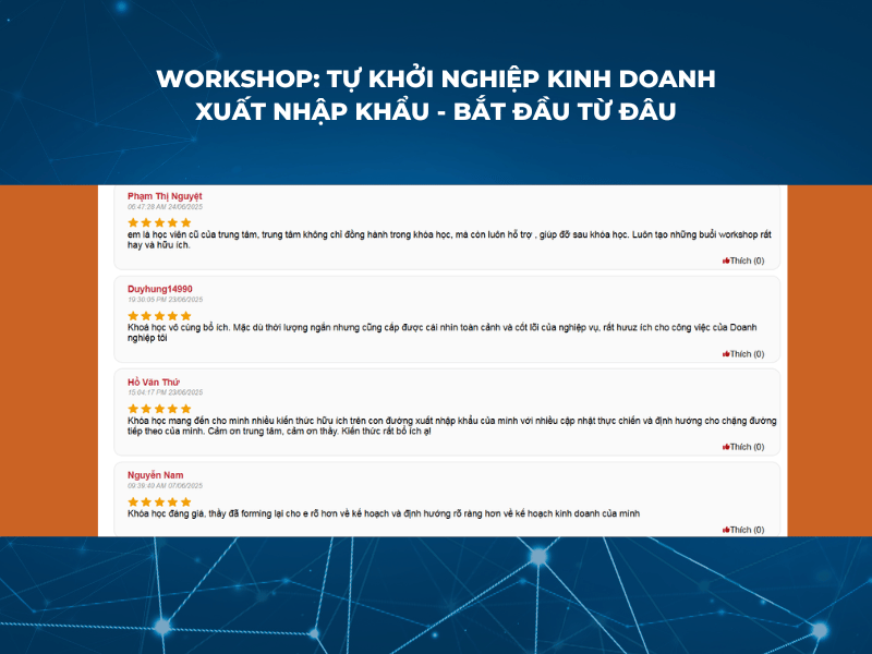 ws khởi nghiệp kinh doanh xnk